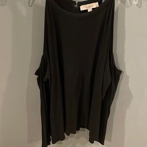 Ann Taylor Loft cold shoulder long sleeve top XL